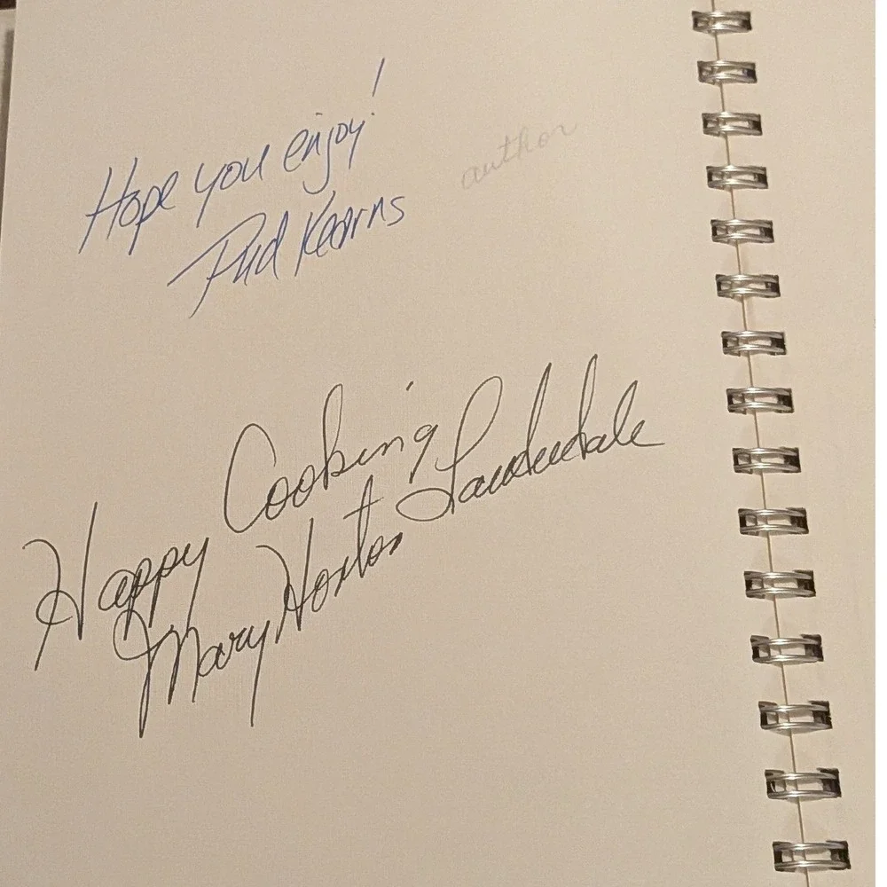 SIGNED The Puddin Hill Cookbook Recollections & Recipes Hardcover 1988 Texas